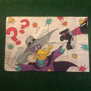 Vintage Disney Darkwing Duck pillowcase rare